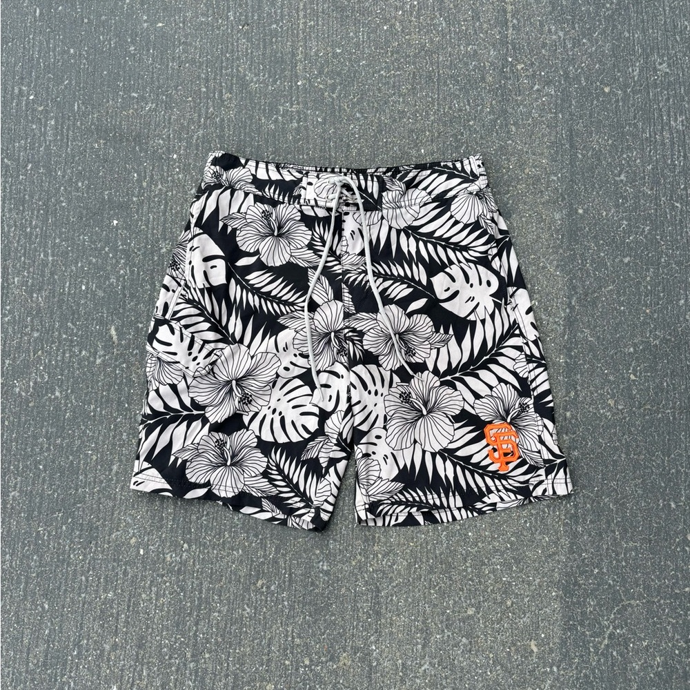 Y2K MLB Genuine Merchandise San Francisco Giants Board Shorts Swim Trunks Cargos
